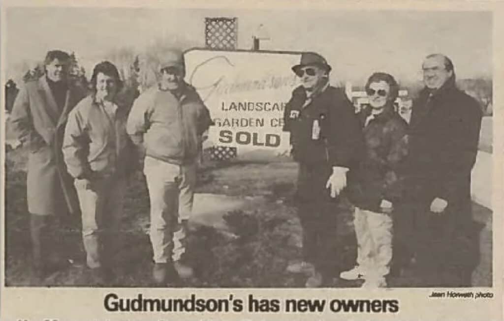 newspaper clipping of purchase announcement
