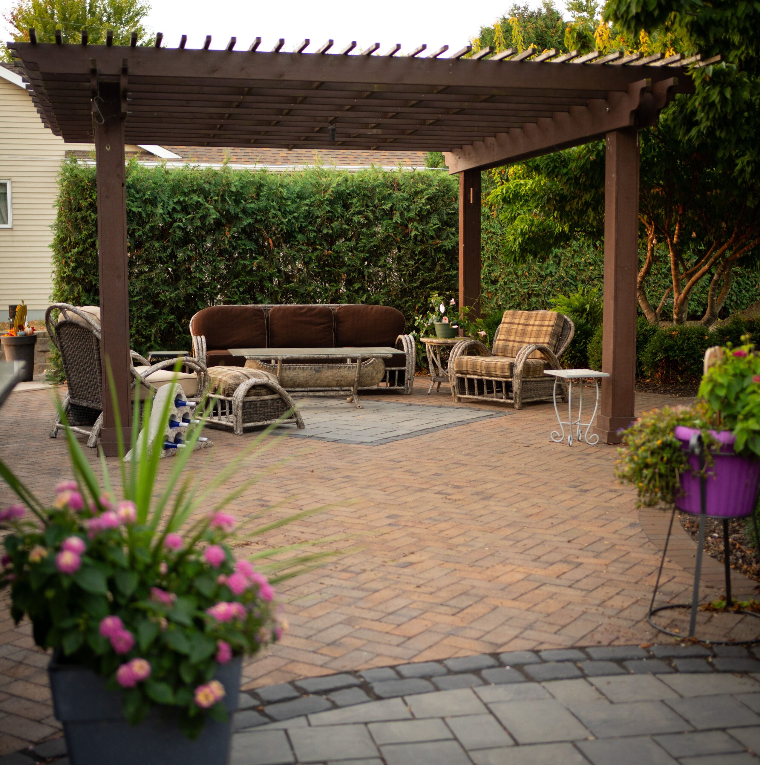Transforming Outdoor Living with Landscape Design and Pergolas in the Town of Empire, WI