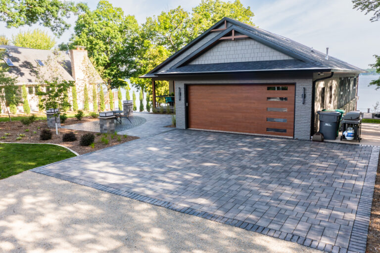 paver driveway installation